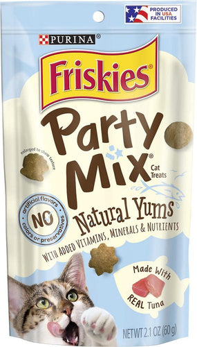 Friskies Party Mix Natural Yums with Real Tuna Cat Treats