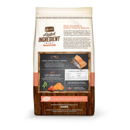 Merrick Limited Ingredient Diet Grain Free Real Salmon & Sweet Potato Recipe Dry Dog Food