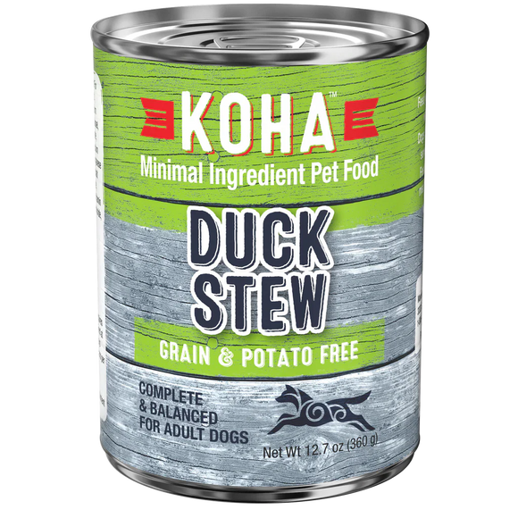 Koha Minimal Ingredient Duck Stew for Dogs