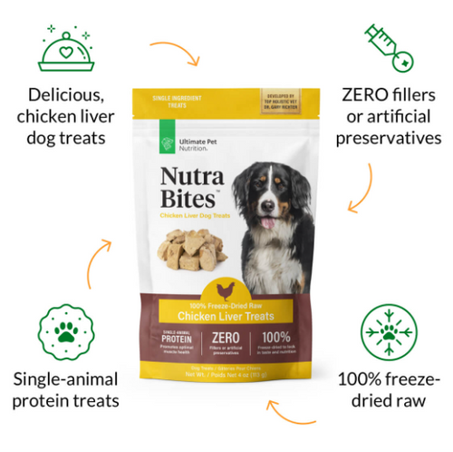 Ultimate Pet Nutrition Nutra Bites™ Chicken Liver Dog Treats