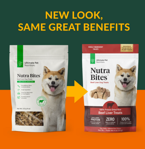 Ultimate Pet Nutrition Nutra Bites™ Beef Liver Dog Treats (4 oz)