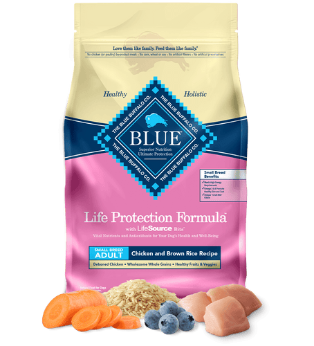 Blue Buffalo Life Protection Small Breed Dog Food, Chicken And Brown Rice, 15 Lb (15 Lb)