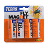 TERRO® Fly Magnet® Sticky Fly Paper Trap (4 Pack)