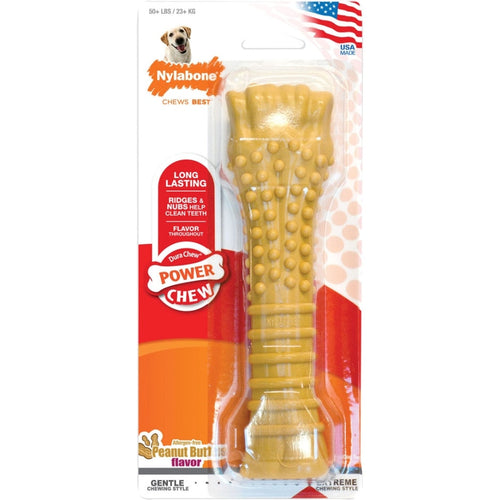 Nylabone Power Chew Durable Dog Toy Peanut Butter