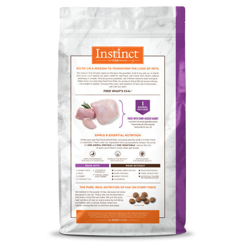 Nature's Variety Instinct Limited Ingredient Diet Rabbit Recipe Dry Cat Food