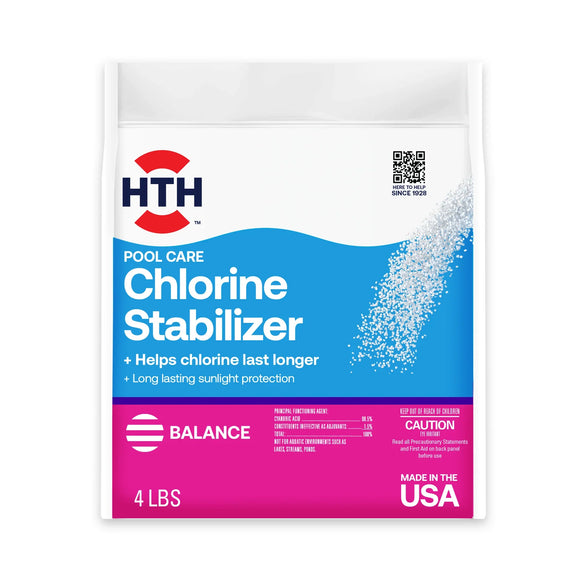 HTH® Pool Care Chlorine Stabilizer 4 lbs.