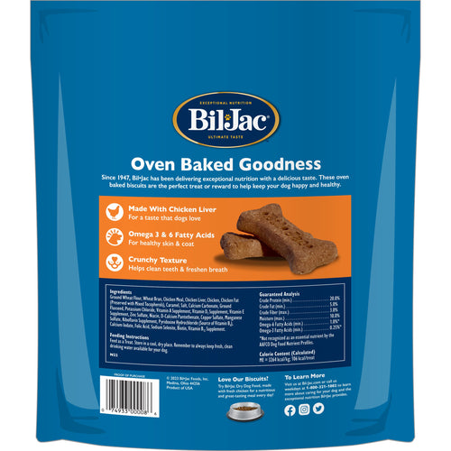 Bil-Jac Dog Biscuits Treats for Large Dogs (4 LB)