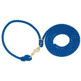 Livestock Neck Rope, Blue Poly, 1/2-In. x 10-Ft.