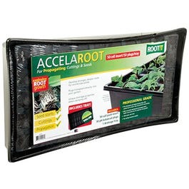 Accelaroot 50-Cell Hydroponics Tray w/ Insert and Starter Plugs