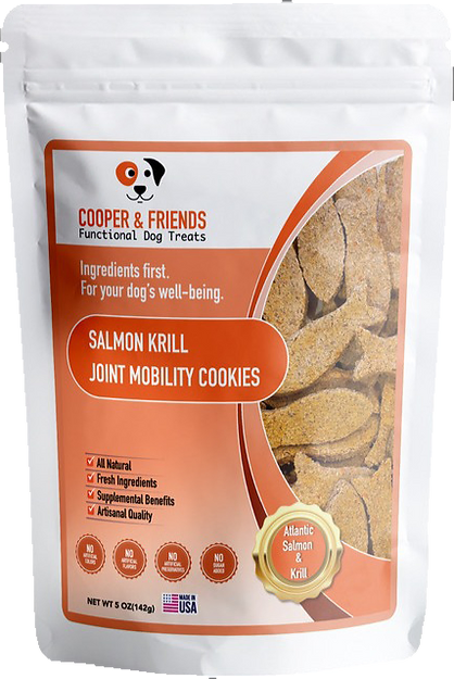Cooper & Friends Salmon Krill Joint Mobility Cookies