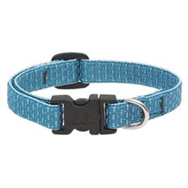 Eco Dog Collar, Adjustable, Tropical Sea, 1/2 x 10 to 16-In.