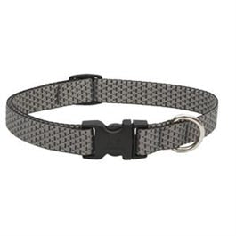 Eco Dog Collar, Adjustable, Granite, 3/4 x 9 to 14-In.