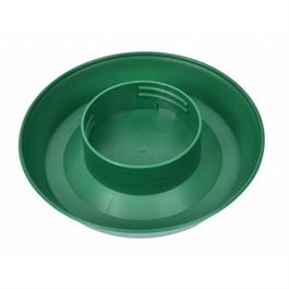 Chick Fount Base Waterer, Screw-On, Green, 1-Qt.