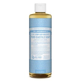 Pure Castile Liquid Soap, Unscented, 16-oz.