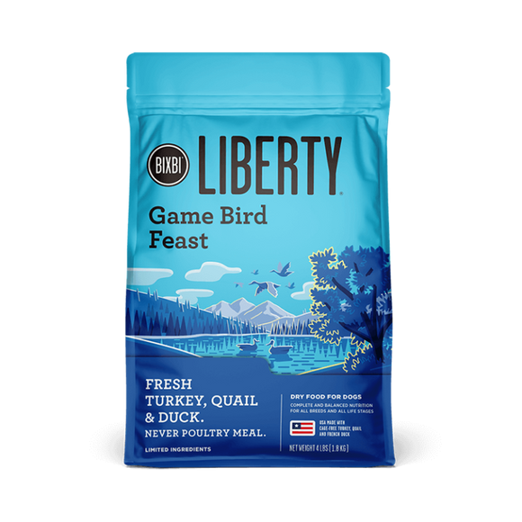 Bixbi Pet Liberty® Dry Food for Dogs – Game Bird Feast