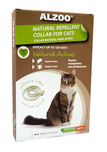 Alzoo Natural Repellent Flea and Tick Collar for Cats