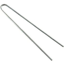Drip Watering U Support Stake, Galvanized, 3-1/2-In.