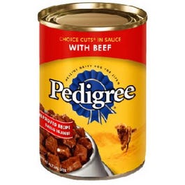 Choice Cuts Canned Dog Food, Beef, 22-oz.