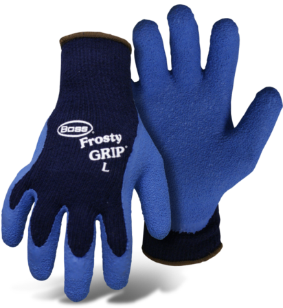 BOSS® FROSTY GRIP® BLUE INSULATED KNIT LATEX PALM