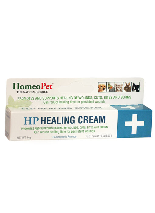 Homeopet Healing Cream Cat & Dog Skin Cream Wounds, Cuts, Burns & Bites 14g