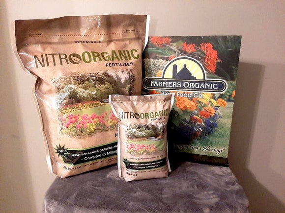 Farmers Organic NitroOrganic Fertilizer, 36lb Resealable Bag