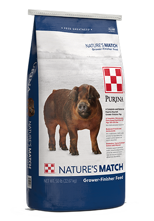 Purina Animal Nutrition  NATURE’S MATCH® GROWER-FINISHER SWINE FEED