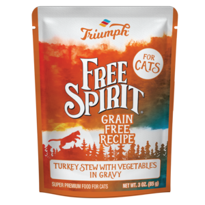 Triumph Free Spirit Grain Free Turkey Stew with Vegetables Cat Food