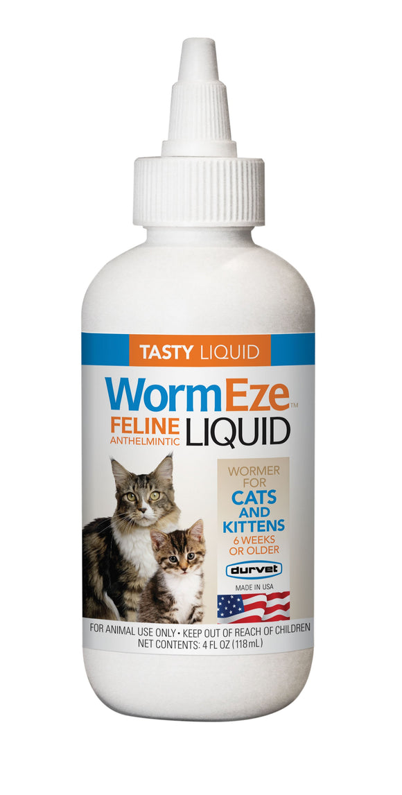 Durvet WormEze™ Liquid for Cats & Kittens (4-oz)