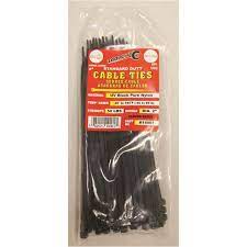 Tool City 5.7 in. L Black Cable Tie 100 Pack (5.7