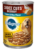 PEDIGREE® CHOICE CUTS™ IN GRAVY Adult Canned Soft Wet Dog Food, Chicken & Rice Flavor