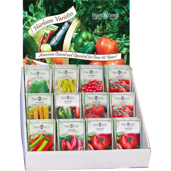 Page's Premium Heirloom Tomato & Pepper Counter DS