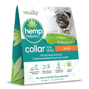 VETALITY HEMP HELP COLLAR SM