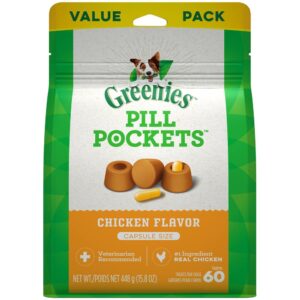 GREENIES DOG PILL POCKET CAP CKN