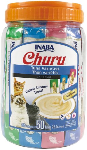 INABA CHURU TUNA VARIETY 50CT