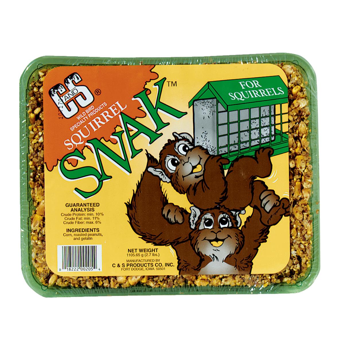 C&S SQUIRREL SNAK CAKE 2.7LB