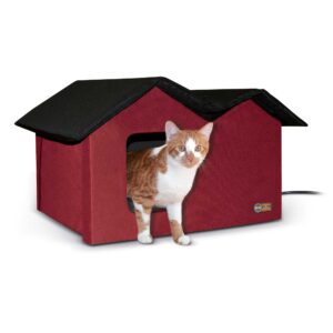 K&H HEATED KITTY MULTI HOME RED