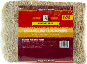 NEST BOX BEDDING PADS 15/PK