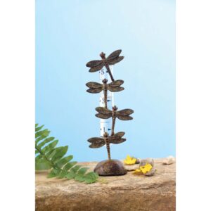 BRASS RAIN GAUGE DRAGONFLY