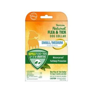 TC NATURAL F&T DOG COLLAR SM/MD