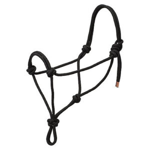 HALTER ROPE WEAVER ECONO BLK