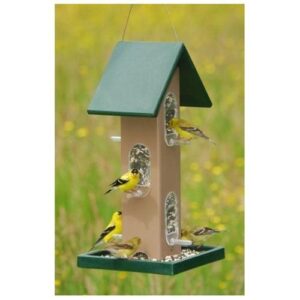 TUBE FEEDER WITH SEED TRAY