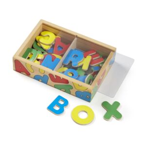 M&D WOODEN ALPHABET MAGNETS