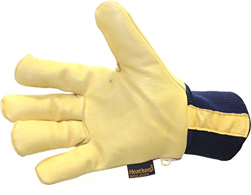 LINED GRAIN PIGSKIN GLOVE LG - Image 3