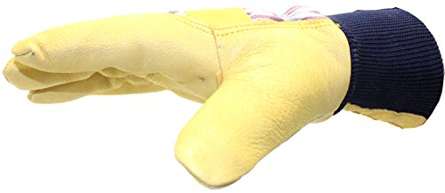 LINED GRAIN PIGSKIN GLOVE LG - Image 4