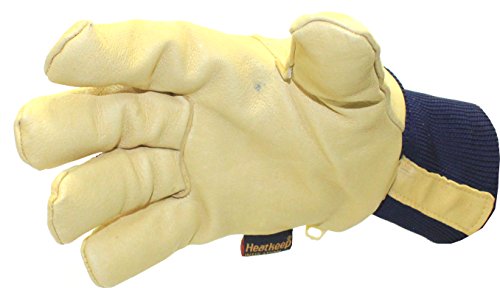 LINED GRAIN PIGSKIN GLOVE LG - Image 5