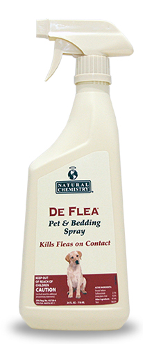 DE FLEA PET & BED SPRAY 24OZ