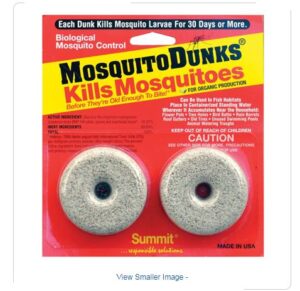 MOSQUITO DUNKS 2/CARD