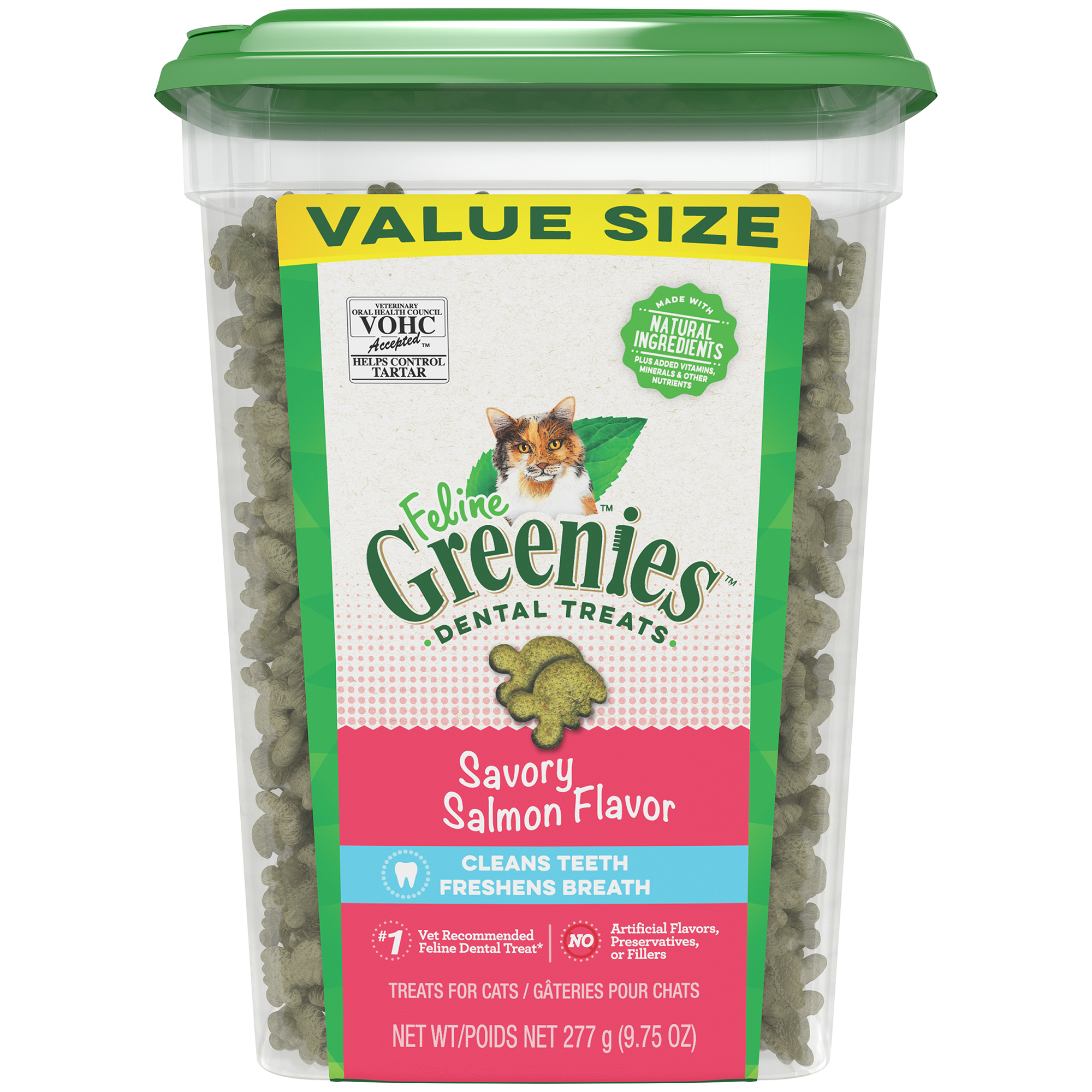 GRN DNTL CAT SALMON TUB 9.75