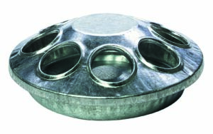 LG 8 HOLE METAL POULTRY FDR GALV