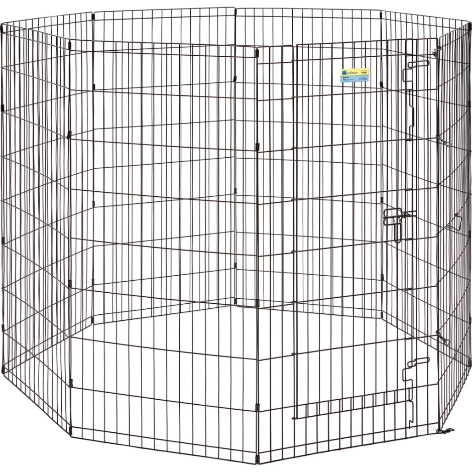 EXERCISE PEN 48" BLACK W DR